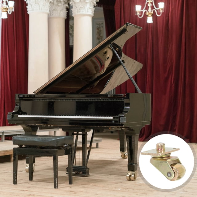 SWETRACE Accesorio De Para Piano De Acero Dorado Con Durabilidad Y Estabilidad