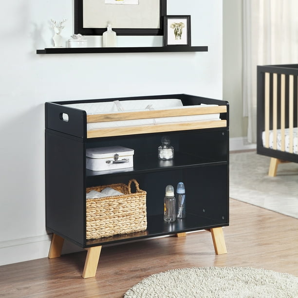 Suite Bebe Livia Multi Purpose Changing Table Black/Natural