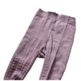 thumbnail image 4 of HZLPFO Girls Tights, Semi Opaque Footed Tights, Microfiber Tights Purple,4-6 Years, 4 of 6