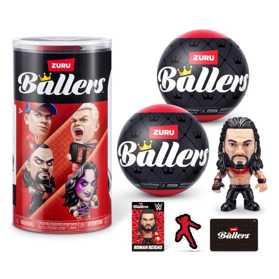 Figura de Acción ZURU BALLERS WWE Serie 1 Paquete de 2 Coleccionables