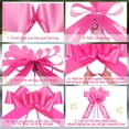 thumbnail image 3 of Decoración de cumpleaños de vinilo rosa impermeable Car Bow Datanly de 30 pulgadas, 3 of 7