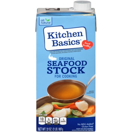 Whole Stock - Kitchen Basics Original Seafood Stock, 32 fl oz