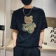 thumbnail image 5 of Camiseta de hombre Katoen con dibujos de anime de rock para hombre, camisetas con gráficos trashy Y2k, ropa informal de corte ajustado, ropa de calle con estampado XL, talla 5XL, S, 5 of 5