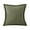 Green, variant on Wehilion soft fluffy striped square decorative throw pillow cover, for sofa, 18 "x 18", Coffee, 1 pack
