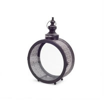 Melrose 17.5” Victorian Style Circular Lantern with Vented Top and Panes
