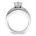 thumbnail image 2 of Auriga Fine Jewelry 925 Sterling Silver Wedding Band Ring Size 6 for Women, 2 of 6