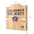 thumbnail image 4 of Columbus Blue Jackets NHL Dart Cabinet Set with Darts and Board, 4 of 6
