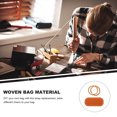 thumbnail image 3 of MasteelfCA 1 Set Bag Handles with PU Bottom DIY Crochet Bag Accessories Handbag Handles, 3 of 7