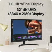 LG Ultrafine 32 4K UHD Computer Monitor | HDR10 with 90% DCI-P3 Color | Borderless Design | Built-in MaxxAudio Speakers | OnScreen Control | Gaming Features (Black Stabilizer & Dynamic Action Sync)
