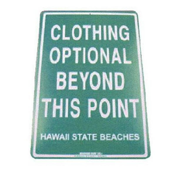 Seaweed Surf Co SF21 12X18 Vêtements de Signalisation en Aluminium en Option Hawaii