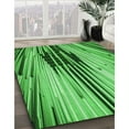 thumbnail image 2 of Ahgly Company Indoor Rectangle Patterned Green Area Rugs, 2' x 5', 2 of 6