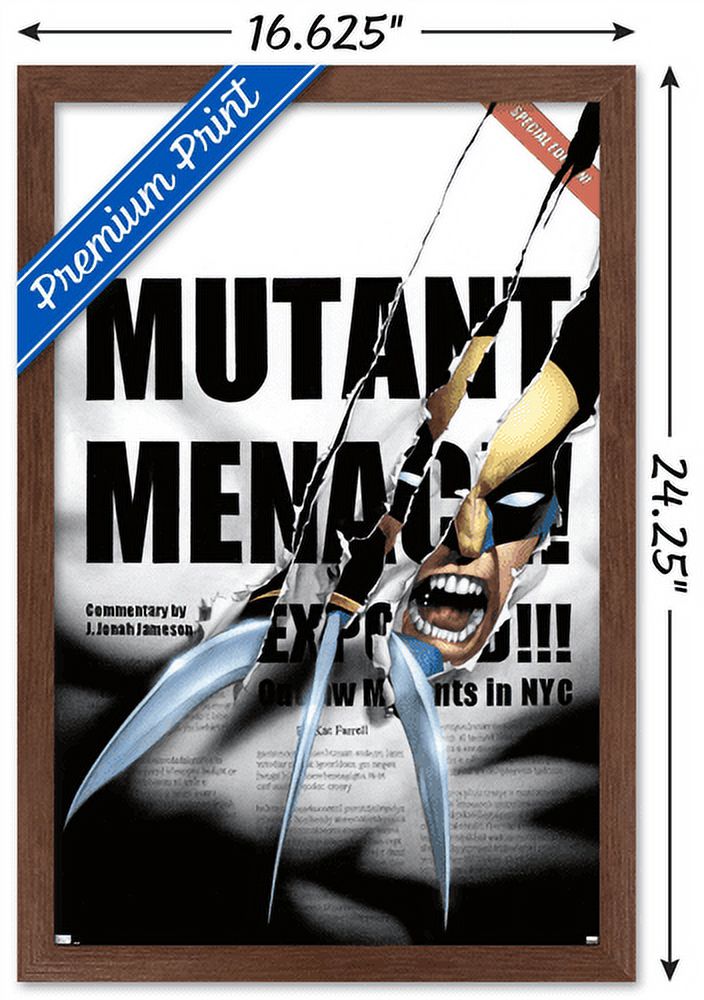 Marvel Comics - Wolverine - The Pulse #6 Wall Poster, 14.725" x 22.375", Framed