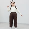 thumbnail image 6 of Usaibhir Kids Boys Girls Elastic Windproof Down Pants Lightweight Warm Snow Pants 4-14T, 6 of 8