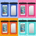 thumbnail image 2 of Thinsony Smartphone Double Layers Sealed Bag Cell Phone Transparent Waterproof PVC Case Swimming Pool Phone Pouch, 2 of 9