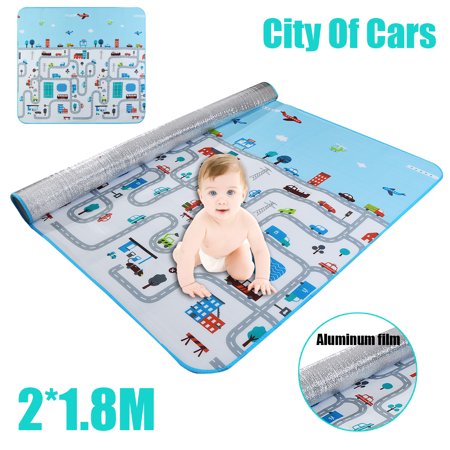 Baby Crawl Mat Playing Fun Game Play Mat Rug Carpet Toy Double