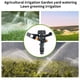 thumbnail image 4 of Aspersor de brazo basculante giratorio de 360 grados con rosca externa de plástico, ideal para riego de jardines agrícolas., 4 of 6