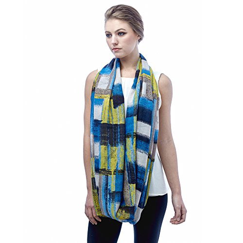 Accessories Scarves Summer Scarfs Hanamer Summer Scarf blue-white allover print casual look 