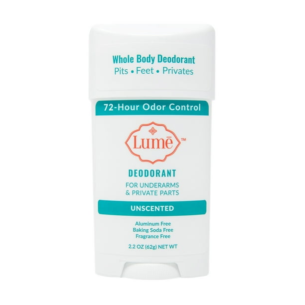 Lume Deodorant Underarms and Private Parts AluminumFree, Baking