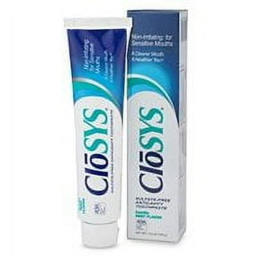 CloSYS Fluoride Toothpaste, 7 Ounce, Gentle Mint, Whitening, Sulfate Free,