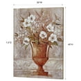 thumbnail image 3 of Floral Reflections I Canvas Wall Art Multi Cool, 3 of 5