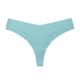 thumbnail image 1 of Xiao Hua Ropa interior sin costuras para mujer, bragas sexys de encaje estilo hipster, tanga, bragas, ropa interior para mujer, 3 piezas (verde oscuro, L), 1 of 2