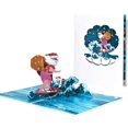 thumbnail image 1 of Christmas Pop Up Card - 3D Greeting Card, Funny Birthday Cards, Pop Up Christmas Card, Kids Christmas Card, New Year Cards, Winter Cards, 1 of 5