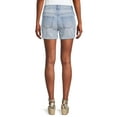 thumbnail image 5 of Time and Tru Women's Mid Rise Cuffed 4" Denim Short, 5 of 5