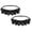 2PC_Black, variant on This Insulated Beer Can Waist Pack Holds Up To Six Cans. Perfect for Outdoor Activities, Parties, Camping, Hiking, and Sporting Events. Unisex with An Adjustable Belt