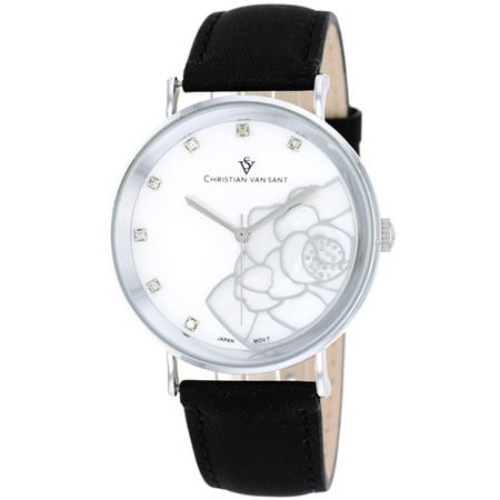 Christian Van Sant Women's Fleur Watch Quartz Mineral Crystal CV2210