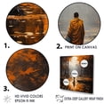 thumbnail image 3 of Designart "Righteous Journey" Buddhism Floater Framed Wall Art Prints, 3 of 5