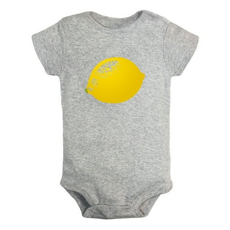 

Fruit Lemon Image Print Rompers For Babies Newborn Baby Unisex Bodysuits Infant Jumpsuits Toddler 0-24 Months Kids One-Piece Oufits (Gray 18-24 Months)