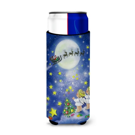 

Carolines Treasures APH0690MUK Angels watching Santa Claus Ultra Beverage Insulators for slim cans Slim Can