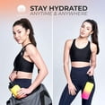 thumbnail image 3 of ALBOR Triple Insulated Water Bottle with Straw and 4 interchangeable lids Stainless Steel And Leak Proof 32 Oz Ombre Yellow Peach, 3 of 7