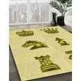 thumbnail image 2 of Ahgly Company Indoor Square Patterned Cookie Brown Area Rugs, 5' Square, 2 of 6