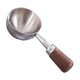 thumbnail image 1 of Pisexur Batería de cocina Cuchara medidora de café con mango de madera de acero inoxidable, cuchara para té, cuchara medidora para hornear, cuchara para leche en polv para la cocina del hogar, 1 of 6
