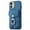 Blue, variant on Compatible with iPhone 11 Card Slot Back Case, 360 Degree Rotatable Ring Stand Plating Button PU Leather Support Magnetic Car Mount Phone Case Cover for iPhone 11, Pink