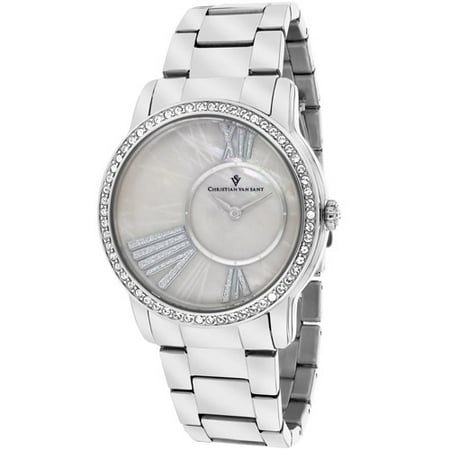 Christian Van Sant Women's Exquisite Watch Quartz Mineral Crystal CV3610