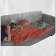 thumbnail image 6 of Spanish Soft Flannel Fleece Throw Blanket, Flamenco Dancers Couple Performing in Historical Folk Dress Latino Tradition, Cozy Plush for Indoor and Outdoor Use, 50" x 70", Multicolor, by Ambesonne, 6 of 6