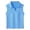 Blue, variant on Girls Solid Color Sleeveless Polo Shirt V-Neck Collared Tank Top Size:3-14 Years
