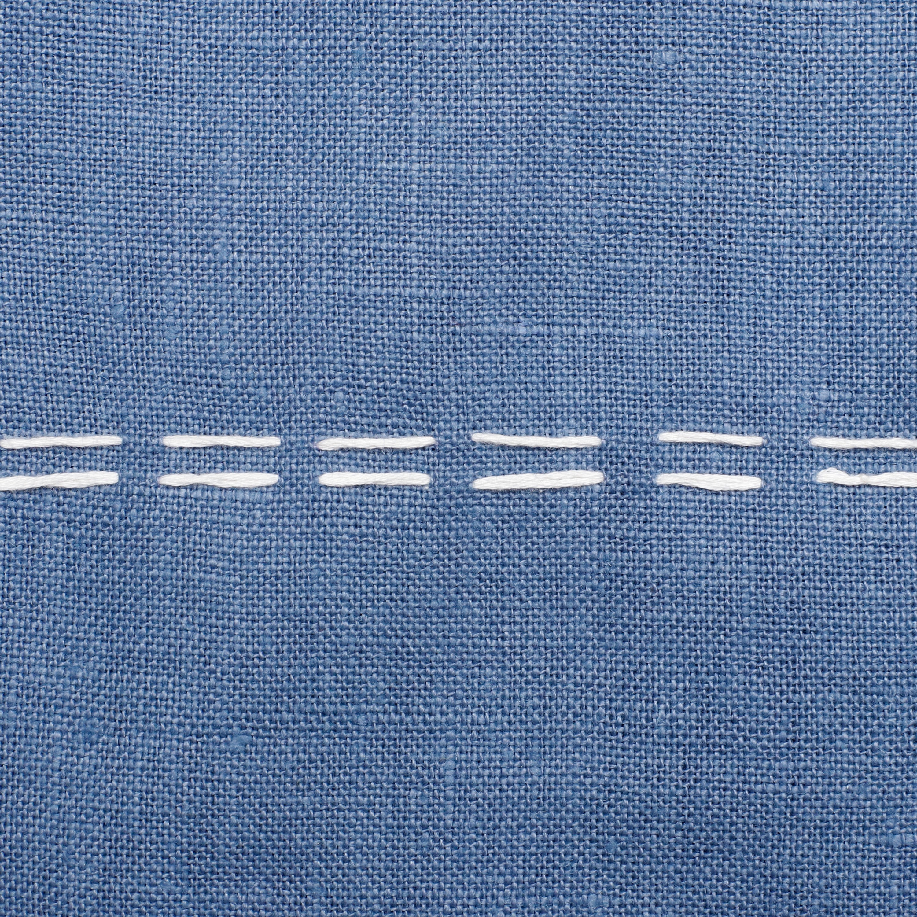 Harlow Hill Faye 20" x 20" Navy Striped Linen Adult Decorative Throw Pillow Cover