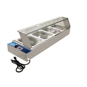 OMCAN 18270 4 Well pan Kettle Professional Bain Marie Buffet Food Warmer Server