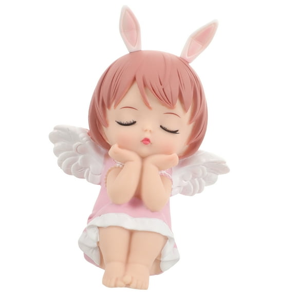 WEUVEB Durable Angel Cake Topper for Birthday Cake Decoration
