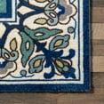 thumbnail image 4 of nuLOOM Floral Leda Area Rug, 8' x 10', Leda Blue, 4 of 9