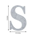 thumbnail image 3 of Efavormart 6" Letter S Silver Self-Adhesive Rhinestone Number Stickers for DIY Crafts, Handicraft Art, Graduation Cap Decorations Birthday Party, Wedding Alpha-Numeric stickers, 3 of 7