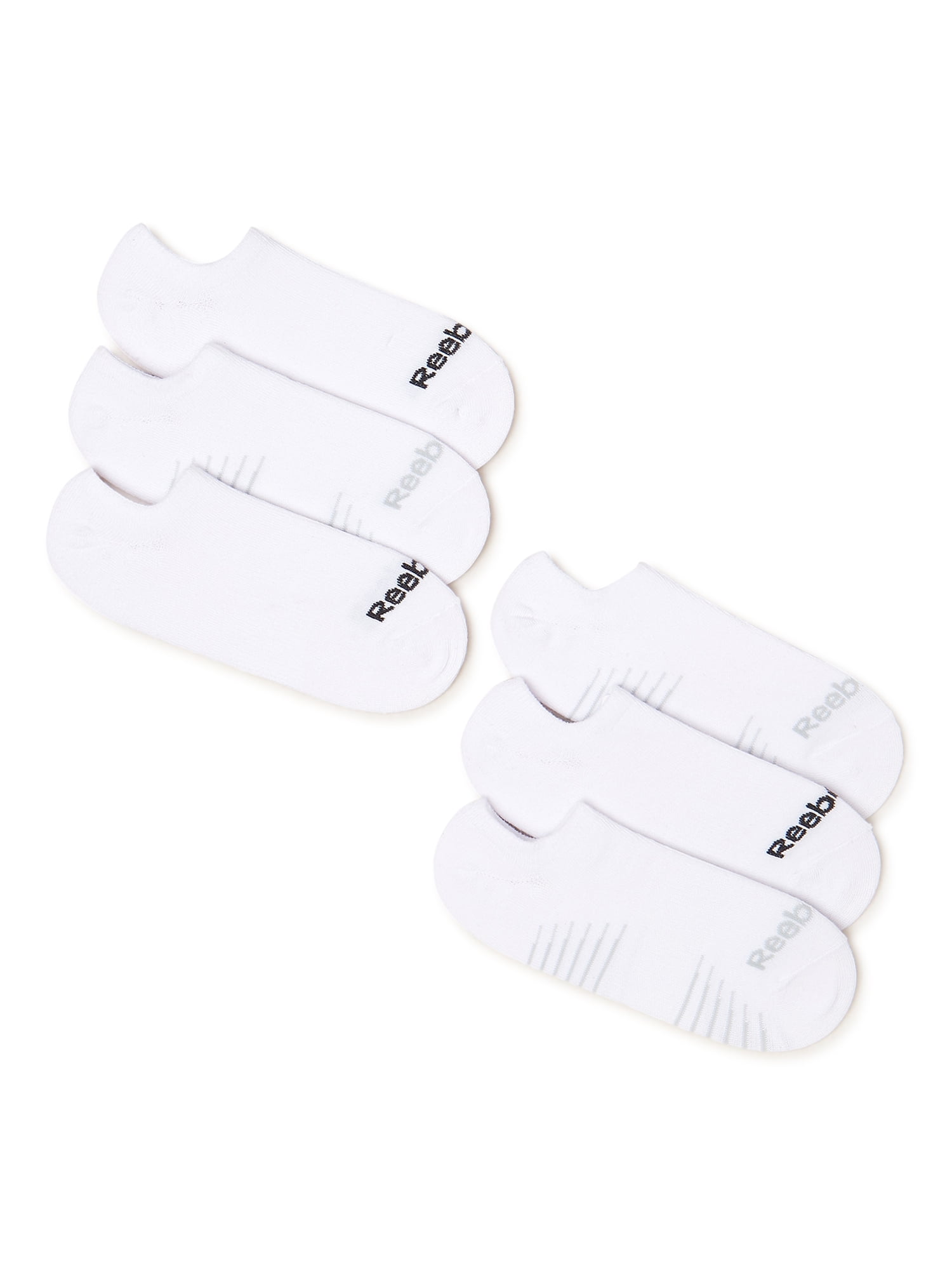 Reebok Men's Pro Series Flatknit No Show Liner Socks, 6-Pack