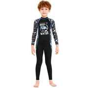 UPF50+ Kid Swimwear Diving Suit Suncreen Fast Dry Long Sleeve Boy Girl Surfing Snorkelling Wetsuit