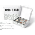 thumbnail image 4 of HAUS AND HUES Boho Wall Art Decor - Set of 6 Mid Century Modern Wall Decor, Retro Terra Cotta Wall Decor, Minimalist Wall Art, Boho Art Wall Decor Rustic Wall Art Set of 6 (Framed Black 11x14), 4 of 6