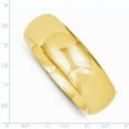 thumbnail image 2 of 14K Yellow Gold 13/16 Oversize High Polished Hinged Bangle Bracelet, 2 of 2