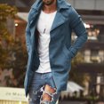 thumbnail image 2 of Manteau Chandail Ajusté Tricoté pour Hommes Automne Hiver Robe Chaude Style Décontracté Confortable à Manches Longues, 2 of 6