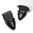 thumbnail image 5 of Women Foldable Flats Pointed Toe Ballet Shoes Slip On Comfortable Bowknot Design Lightweight Travel Dress Flats, 5 of 6